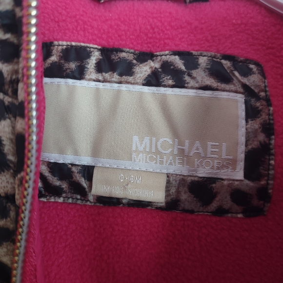 Michael Kors Baby girl Leopard print snowsuit - Picture 6 of 7